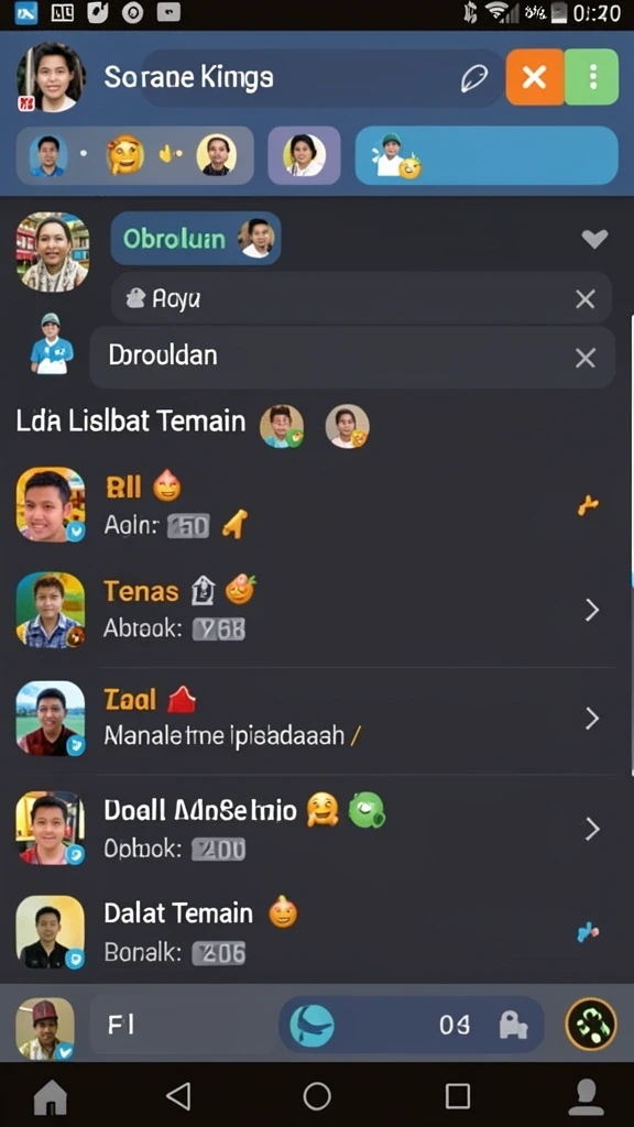 Tampilan permainan slot yang menarik dan colorful.