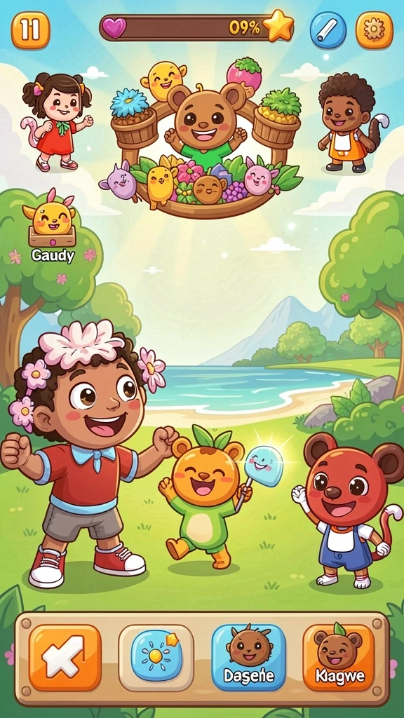 Tampilan grafis yang memukau dari permainan slot.