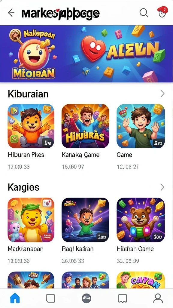 Tampilan antarmuka pengguna yang menarik.