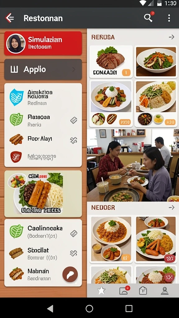 Tangkapan layar menunjukkan karakter dengan berbagai senjata yang siap bertarung.