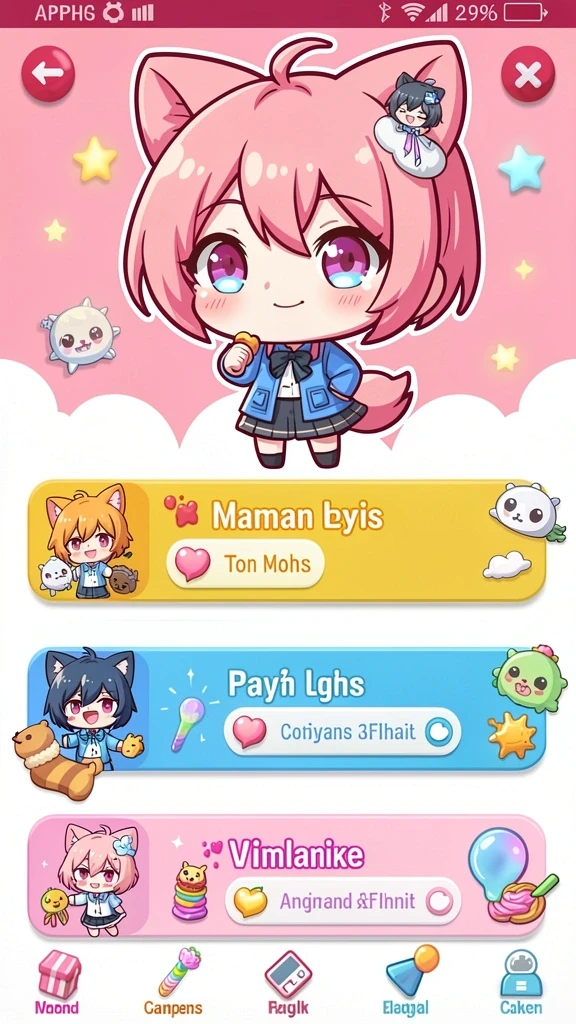 Level-level yang penuh tantangan dan keseruan.