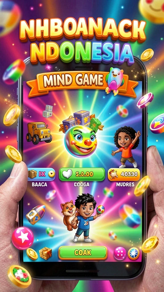 Tampilan grafis GEBYAR4D yang memukau.