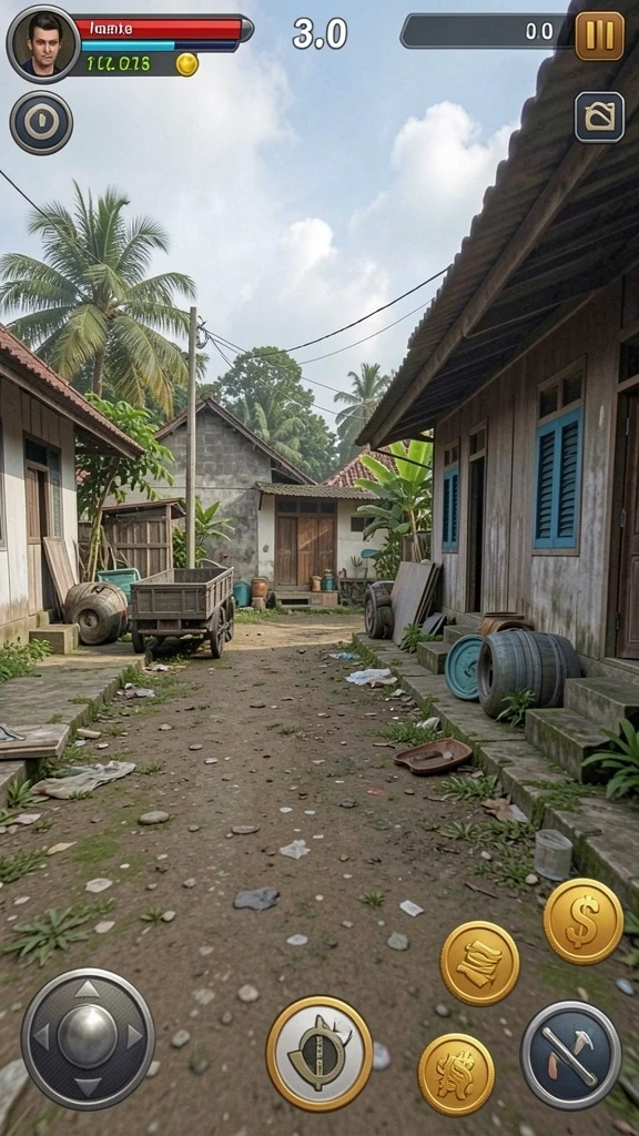 Tampilan antarmuka aplikasi IDAGAME yang menarik.