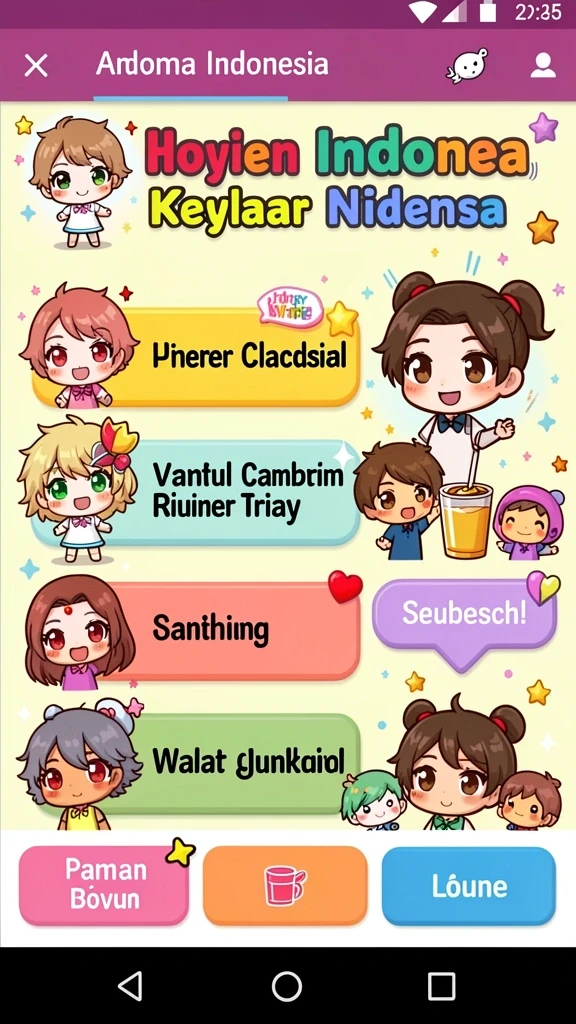 Screenshot pengguna yang menikmati fitur interaksi komunitas.