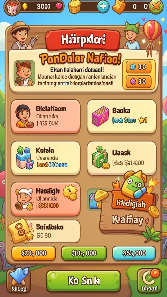 Tampilan antarmuka yang menarik dan mudah digunakan.
