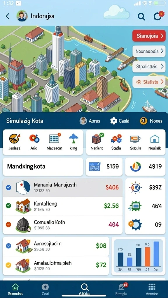 Tampilan grafis yang memukau dan menarik.