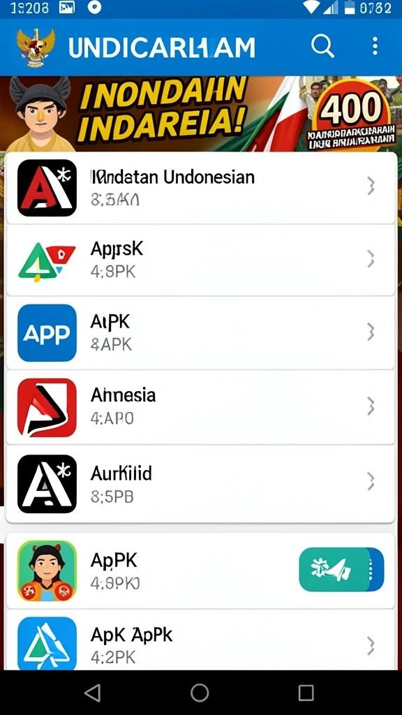 Tampilan awal aplikasi K3K3 yang menarik.