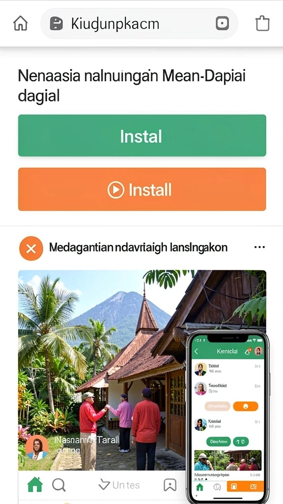 Screenshot menunjukkan tampilan antarmuka permainan yang menarik.
