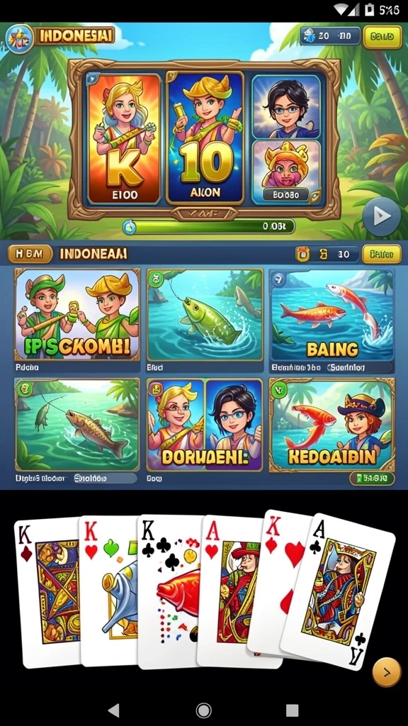 Beragam pilihan tema permainan slot yang menghibur.