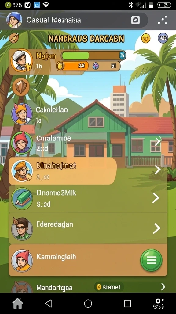 Tampilan antarmuka yang menarik dan user-friendly.