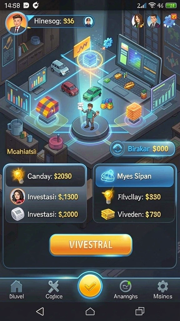 Suasana bermain yang mendebarkan dan interaktif.