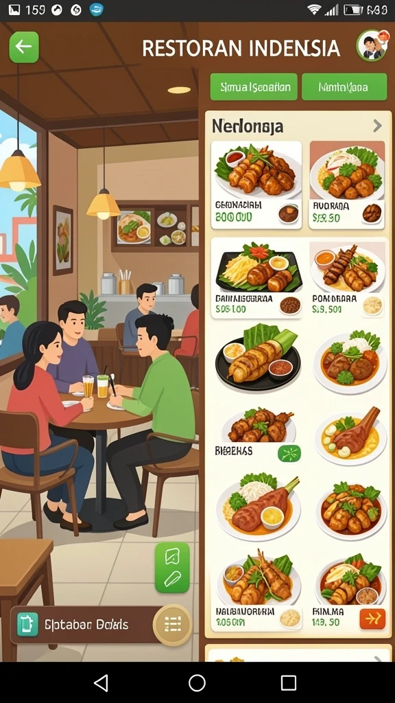 Tampilan antarmuka yang menarik dan mudah digunakan.