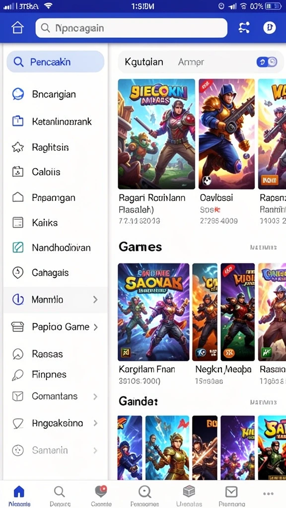 Tampilan grafis yang menarik dari permainan slot.