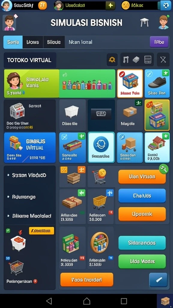Banyak variasi permainan dengan hadiah menarik.