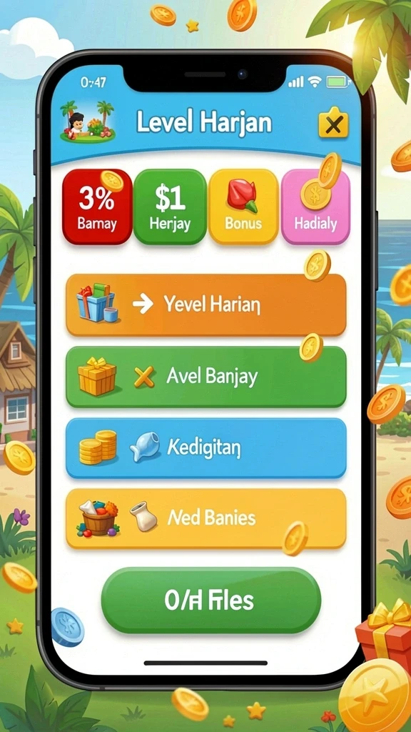 Tampilan antarmuka yang menarik dan user-friendly.