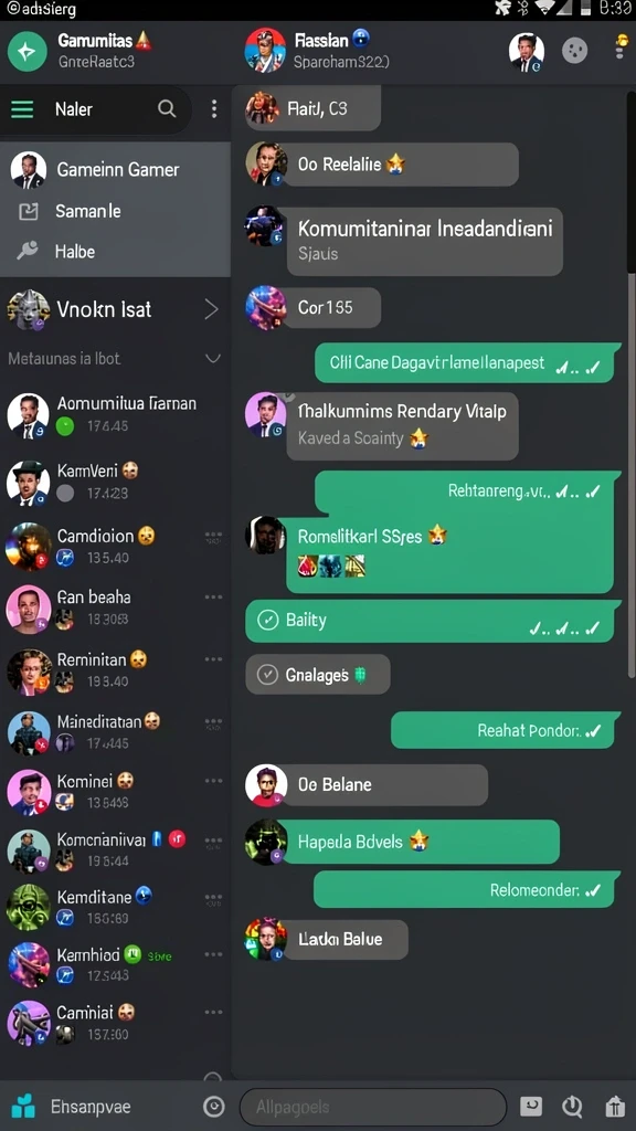 Beragam pilihan permainan yang tersedia.