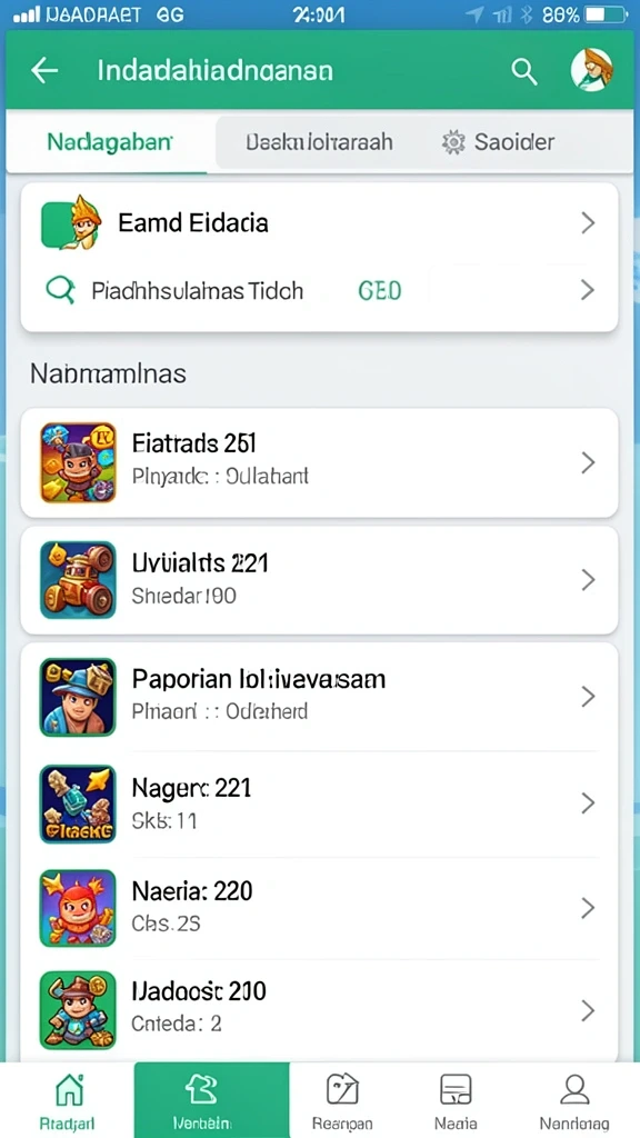 Tampilan antarmuka yang menarik dan intuitif.