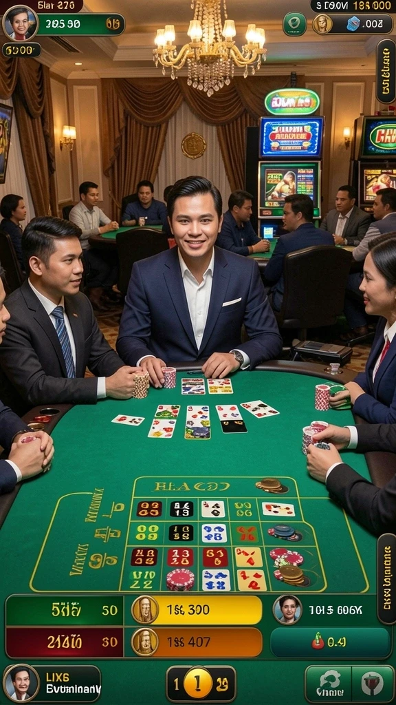 Tampilan permainan slot kelas atas dengan grafis yang menakjubkan.