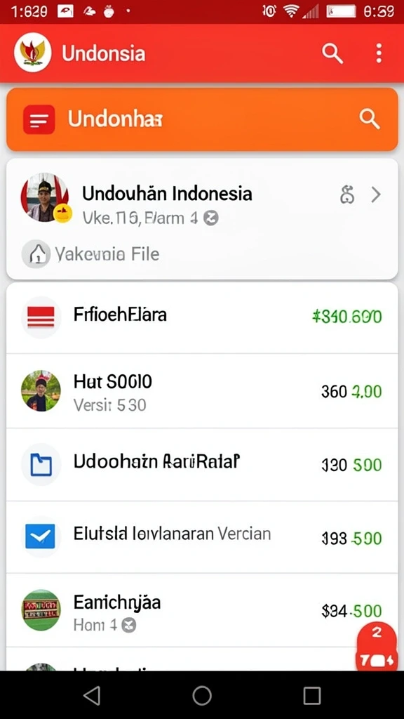 Tampilan antarmuka yang intuitif dan menarik.