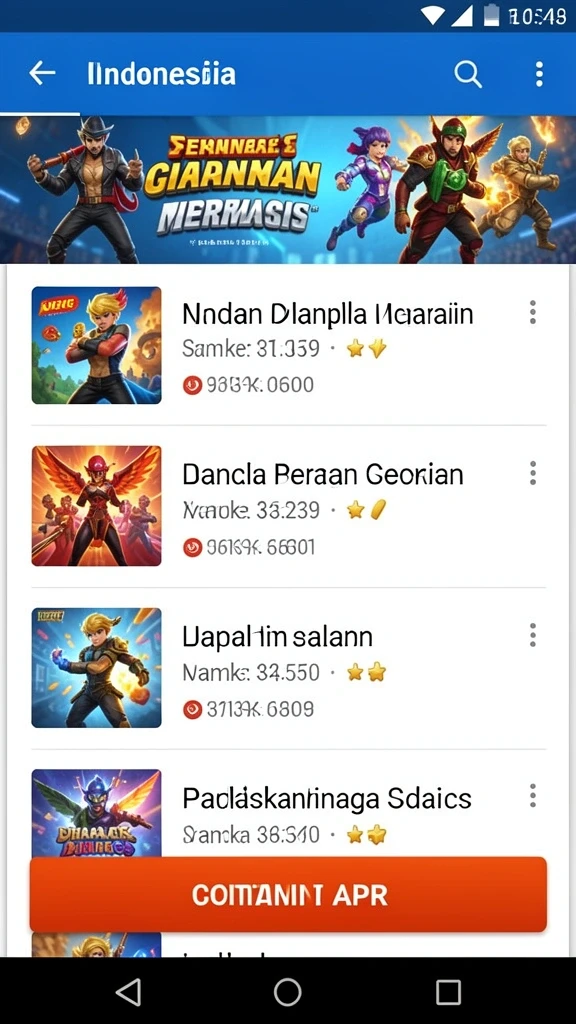 Level menantang dengan rintangan yang seru.