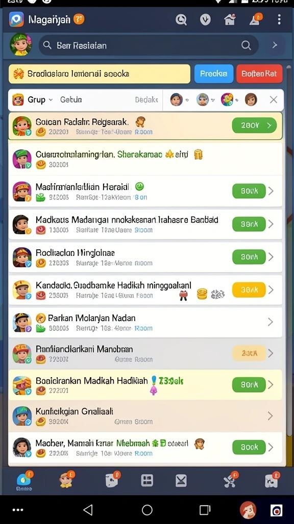 Bonus menarik yang ditawarkan setiap minggu.
