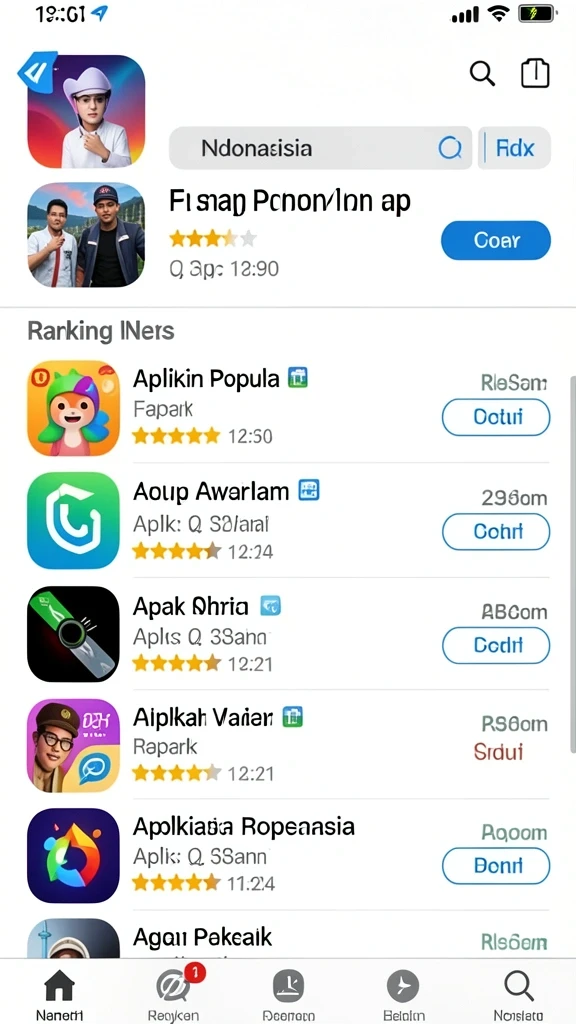 Tampilan awal UH77 yang menarik dan user-friendly.