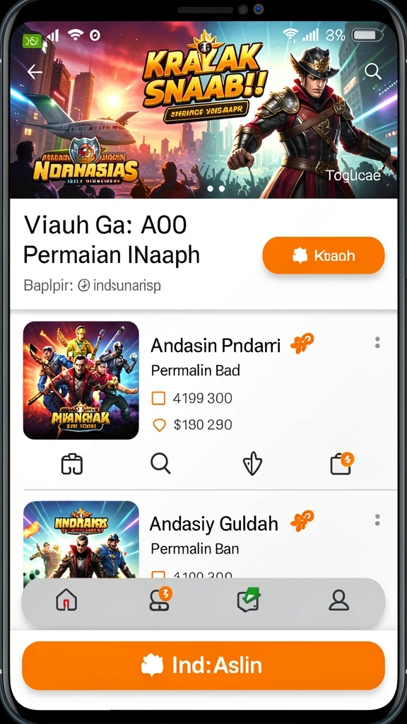 Menu fitur bonus yang mudah diakses.